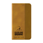 Cleveland Browns Personalized Burn Folio Phone Case for Samsung Galaxy