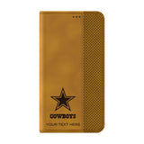 Dallas Cowboys Personalized Burn Folio Phone Case for Samsung Galaxy
