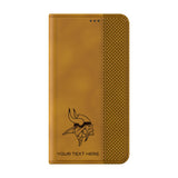 Minnesota Vikings Personalized Burn Folio Phone Case for Samsung Galaxy