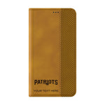 New England Patriots Personalized Burn Folio Phone Case for Samsung Galaxy