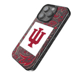 Indiana University Hoosiers Paisley Bling Phone Case