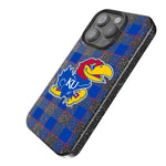 University of Kansas Jayhawks Plaid Bling Phone Case