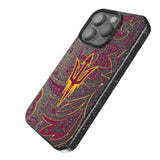 Arizona State University Sun Devils Paisley Bling Phone Case-1