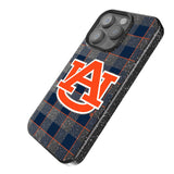 Auburn Tigers Plaid Bling Phone Case-1