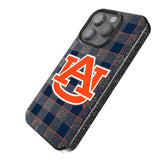University of Auburn Tigers Plaid Bling Phone Case