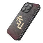 Florida State University Seminoles Athletic Wordmark Linen Bling Phone Case for Apple iPhone