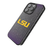 Louisiana State University Tigers Linen Bling Phone Case for Apple iPhone