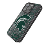 Michigan State University Spartans Paisley Bling Phone Case