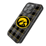 University of Iowa Hawkeyes Plaid Bling Phone Case