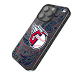 Cleveland Guardians Paisley Bling Phone Case-1