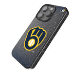 Milwaukee Brewers Linen Bling Phone Case for Apple iPhone