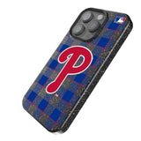 Philadelphia Phillies Plaid Bling Phone Case