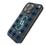 Seattle Mariners Plaid Bling Phone Case