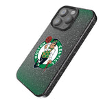 Boston Celtics Linen Bling Phone Case for Apple iPhone