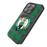 Boston Celtics Plaid Bling Phone Case-1