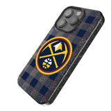 Denver Nuggets Plaid Bling Phone Case