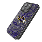 Baltimore Ravens Paisley Bling Phone Case-1