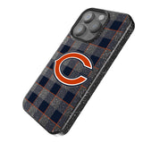 Chicago Bears Plaid Bling Phone Case-1