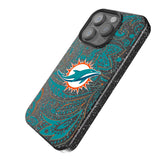 Miami Dolphins Paisley Bling Phone Case-1