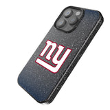 New York Giants Linen Bling Phone Case for Apple iPhone