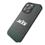 New York Jets Linen Bling Phone Case for Apple iPhone