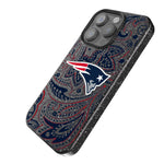 New England Patriots Paisley Bling Phone Case