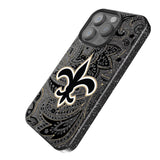 New Orleans Saints Paisley Bling Phone Case-1