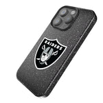Las Vegas Raiders Linen Bling Phone Case for Apple iPhone