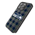 Seattle Seahawks Plaid Bling Phone Case