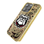 University of Georgia Bulldogs Uga Paisley Bling Phone Case for Apple iPhone