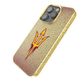 Arizona State University Sun Devils Linen Bling Phone Case for Apple iPhone