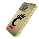University of Cincinnati Bearcats Linen Bling Phone Case for Apple iPhone