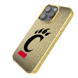 University of Cincinnati Bearcats Linen Bling Phone Case for Apple iPhone