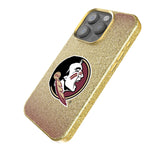 Florida State University Seminoles Linen Bling Phone Case for Apple iPhone