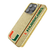 University of Miami Hurricanes Sidebar Bling Phone Case