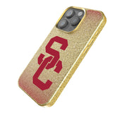 University of Southern California Trojans Linen Bling Phone Case for Apple iPhone