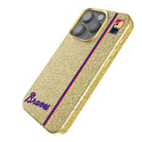 Atlanta Braves Home 2012 - Cooperstown Collection Sidebar Bling Phone Case