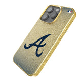 Atlanta Braves Linen Bling Phone Case for Apple iPhone-1