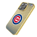 Chicago Cubs Linen Bling Phone Case for Apple iPhone