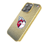 Cleveland Guardians Linen Bling Phone Case for Apple iPhone