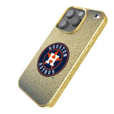 Houston Astros Linen Bling Phone Case for Apple iPhone