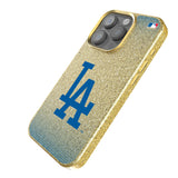 LA Dodgers Linen Bling Phone Case for Apple iPhone