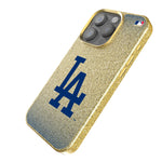 LA Dodgers Linen Bling Phone Case for Apple iPhone-1