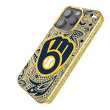 Milwaukee Brewers Paisley Bling Phone Case