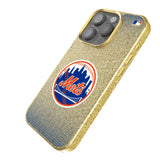 New York Mets Linen Bling Phone Case for Apple iPhone-1