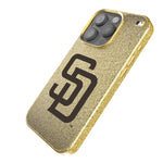 San Diego Padres Linen Bling Phone Case for Apple iPhone-1