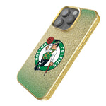 Boston Celtics Linen Bling Phone Case for Apple iPhone