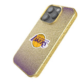 Los Angeles Lakers Linen Bling Phone Case for Apple iPhone