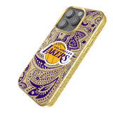 Los Angeles Lakers Paisley Bling Phone Case