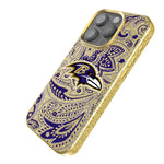 Baltimore Ravens Paisley Bling Phone Case-1